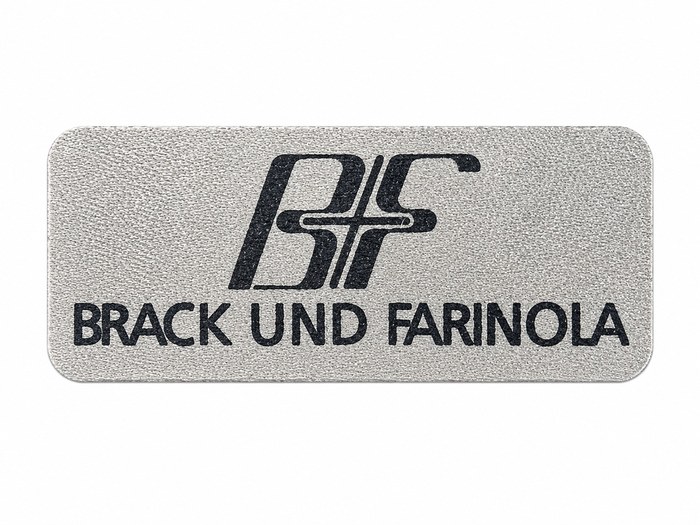 Logo „Brack und Farinola“ der zweiten Generation